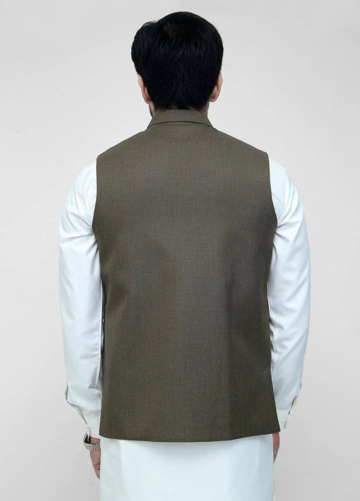 Stylish Garments Plain Mens Waistcoat - WO-2090