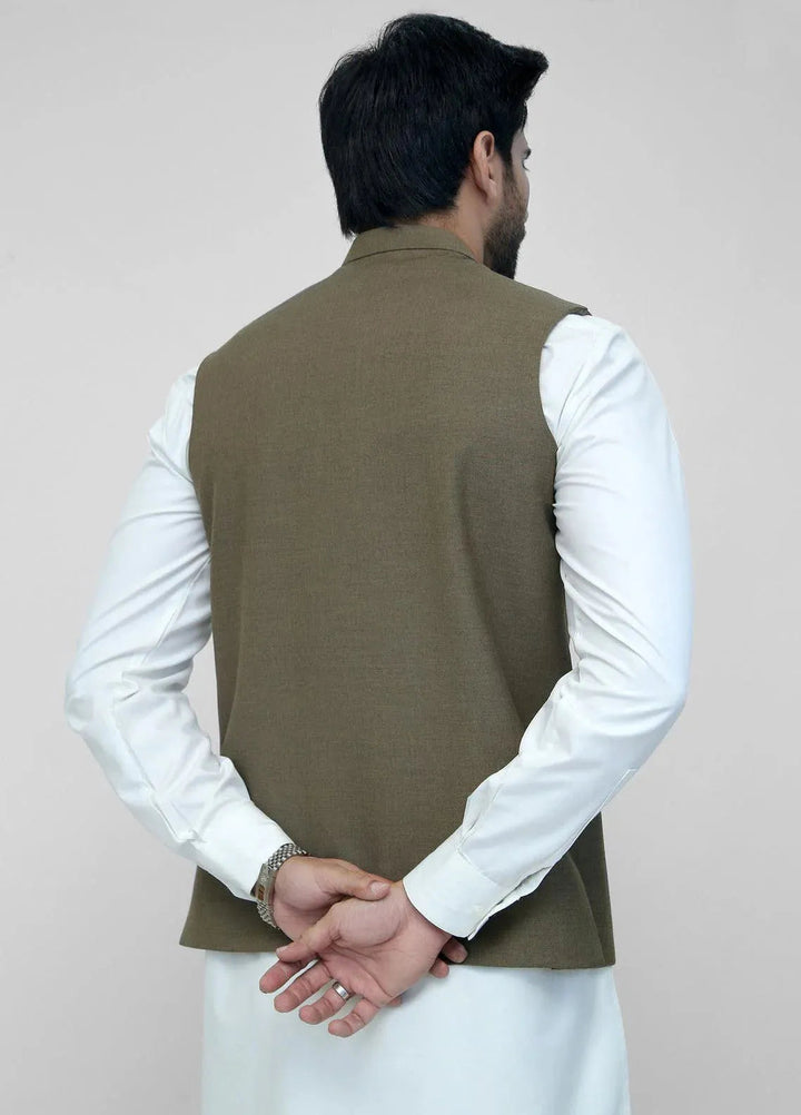Stylish Garments Plain Mens Waistcoat - WO-2094