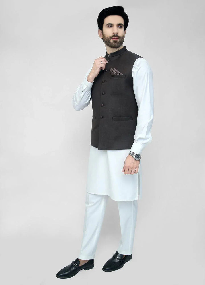 Stylish Garments Plain Mens Waistcoat - WO-2098