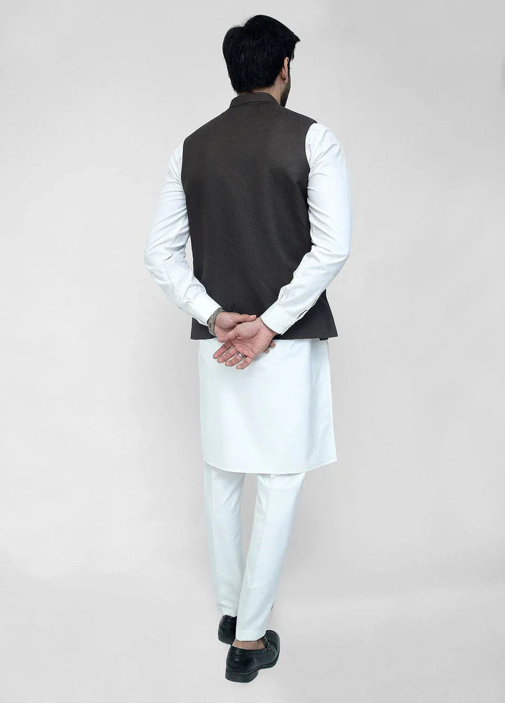 Stylish Garments Plain Mens Waistcoat - WO-2098