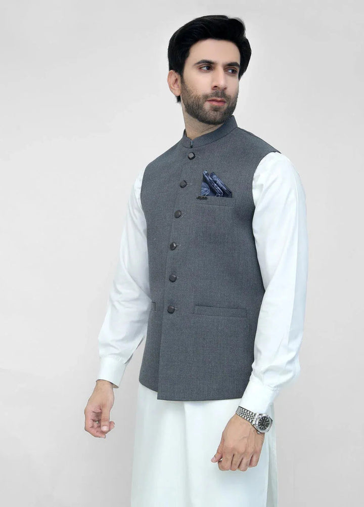 Stylish Garments Plain Mens Waistcoat - WO-2099