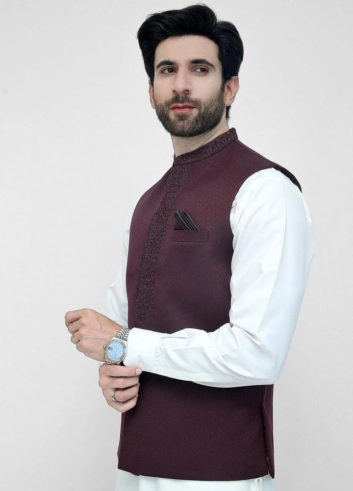 Stylish Garments Plain Mens Waistcoat - WO-2100
