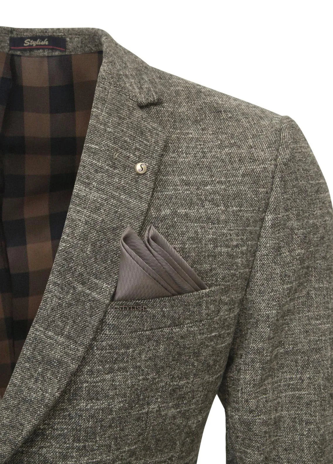 Stylish Garments Textured Mens Coat - CC-08