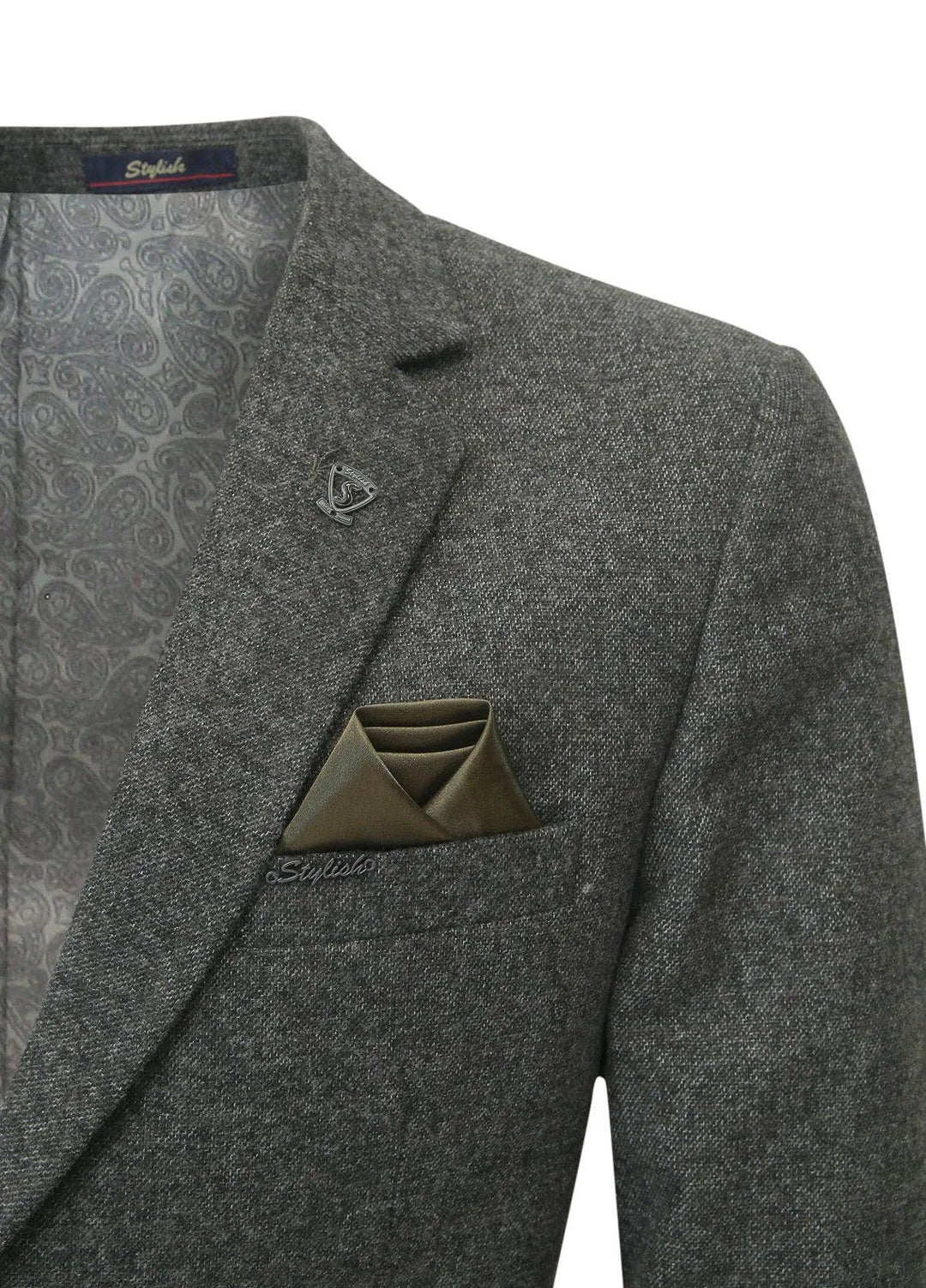 Stylish Garments Textured Mens Coat - CC-13