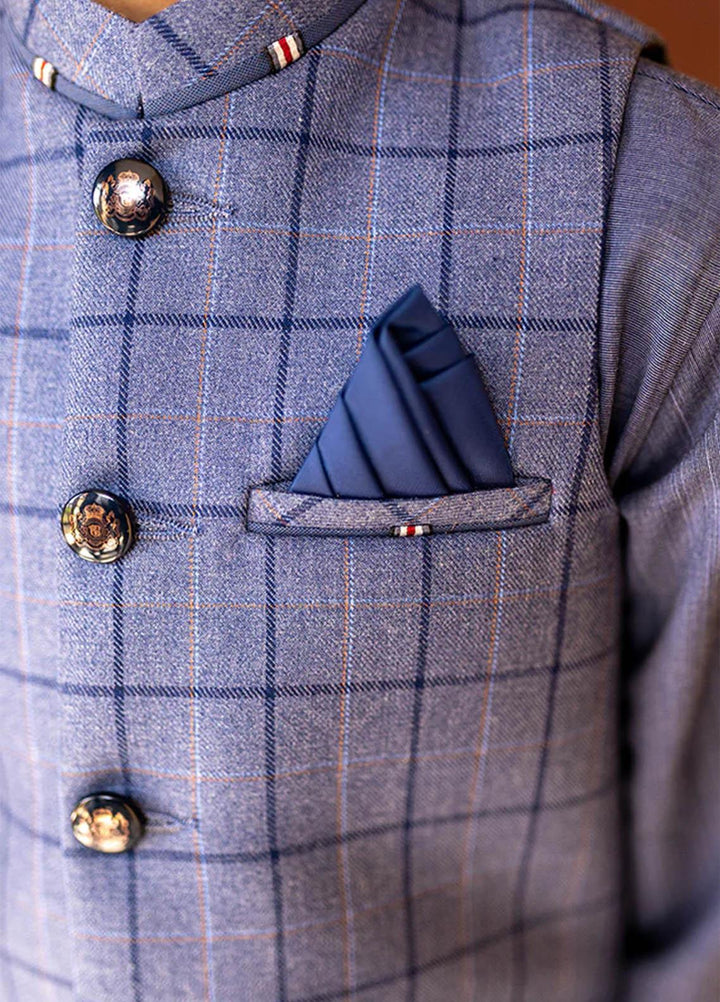 Stylish Wash N Wear Fancy Waistcoat Suit for Kids -  K-1978