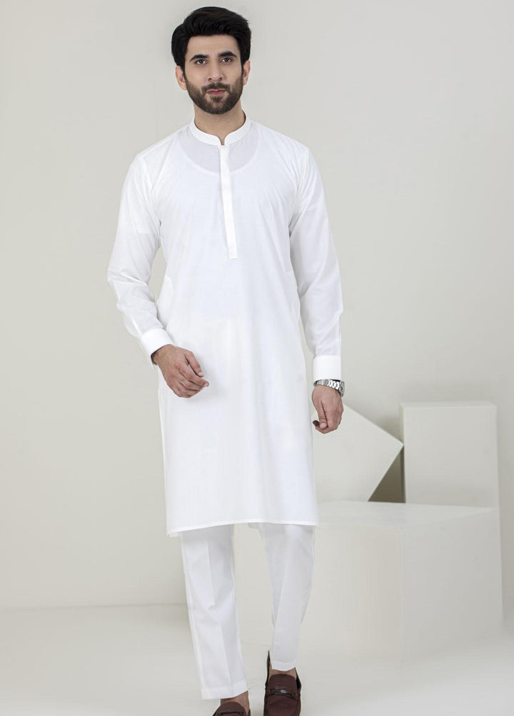 Stylish Wash N Wear Formal Kameez Shalwar for Men -  TF-1061 Off White