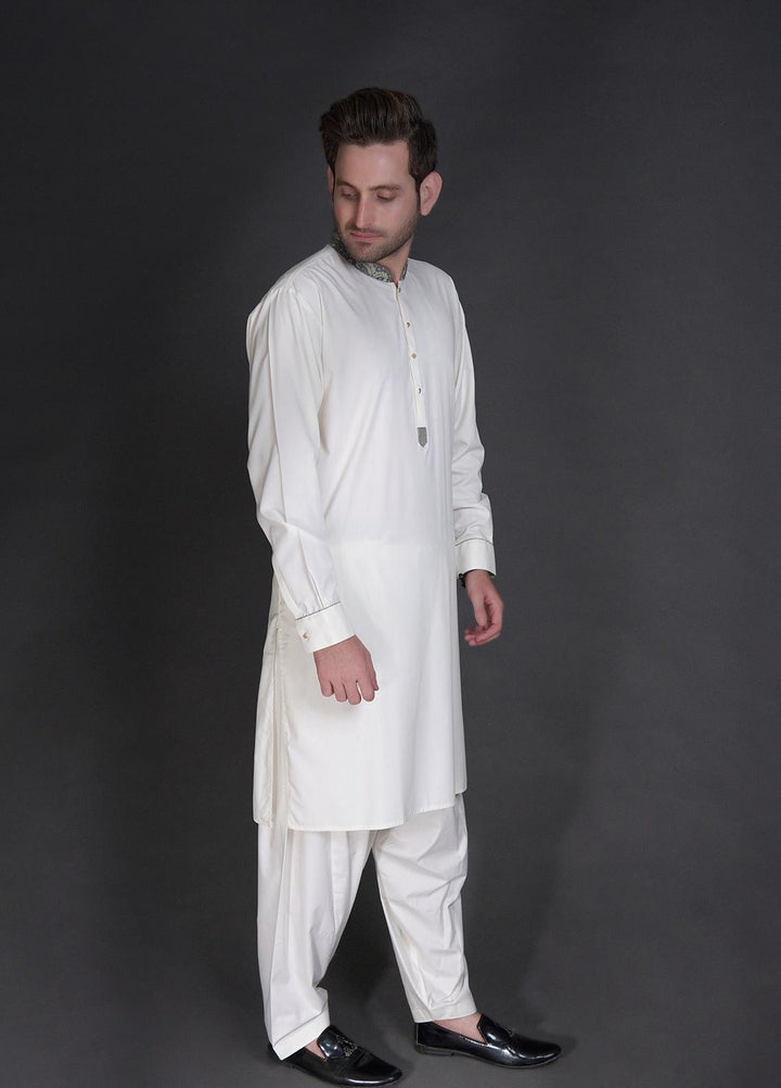 Stylish Wash N Wear Formal Kurta Shalwar with Waistcoat for Men -  WA-900-111 Grey