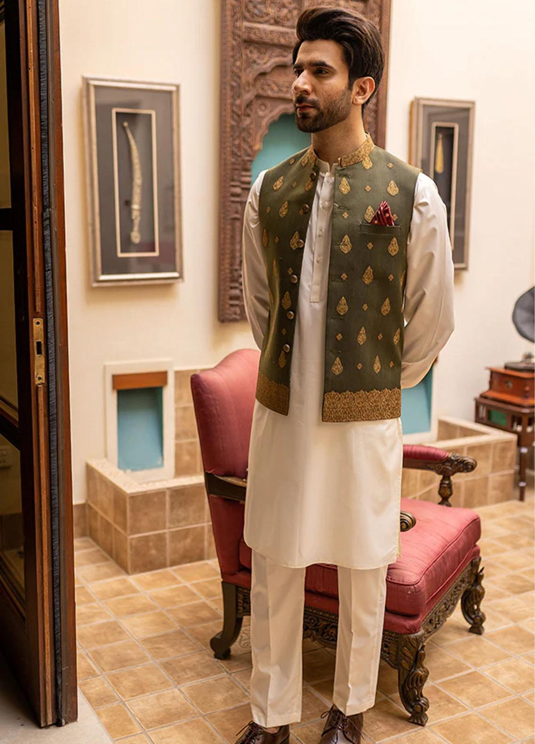 Stylish Missouri Formal Waistcoat for Men -  W-1624