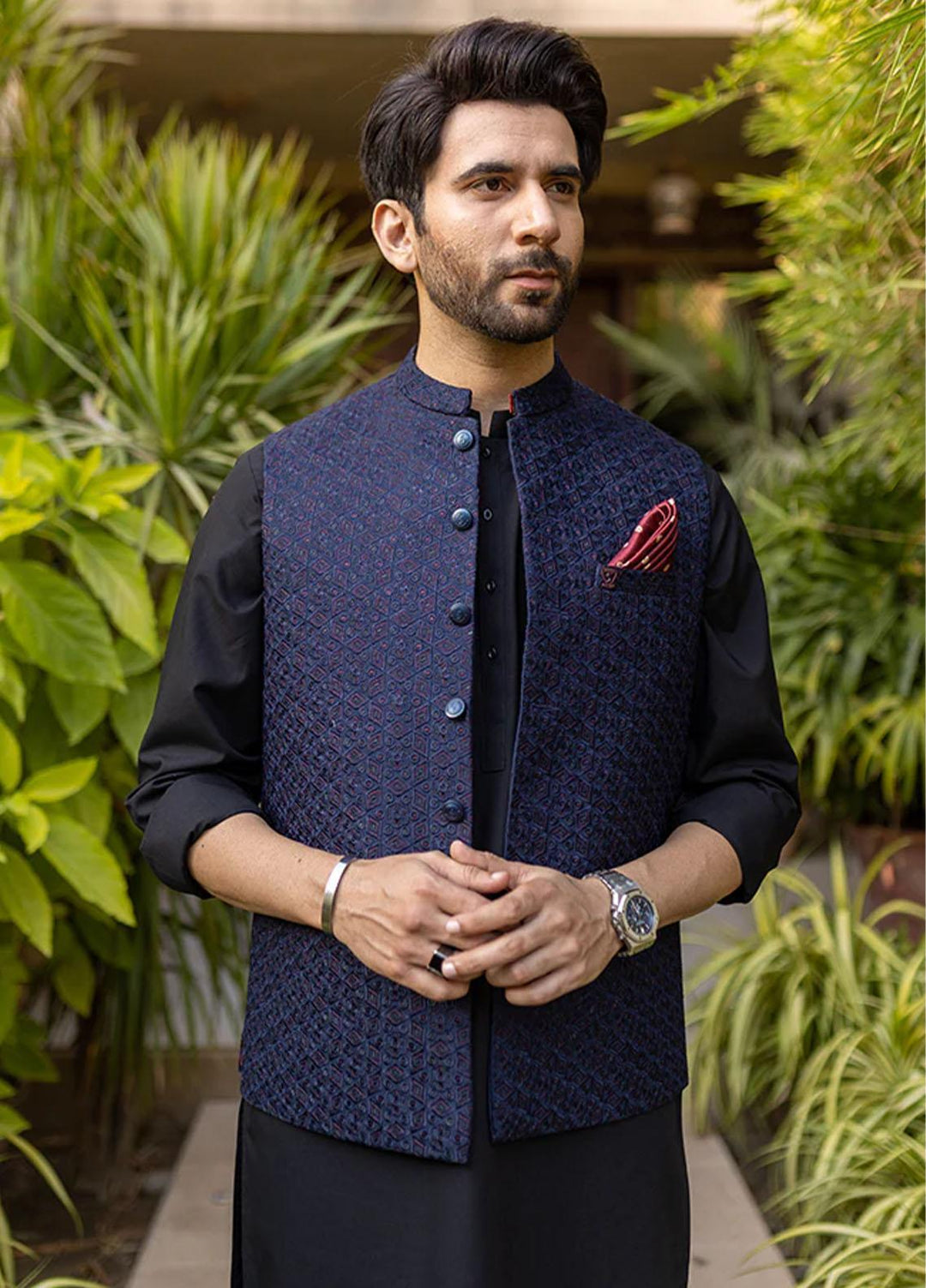 Stylish Suiting Formal Waistcoat for Men -  W-1634