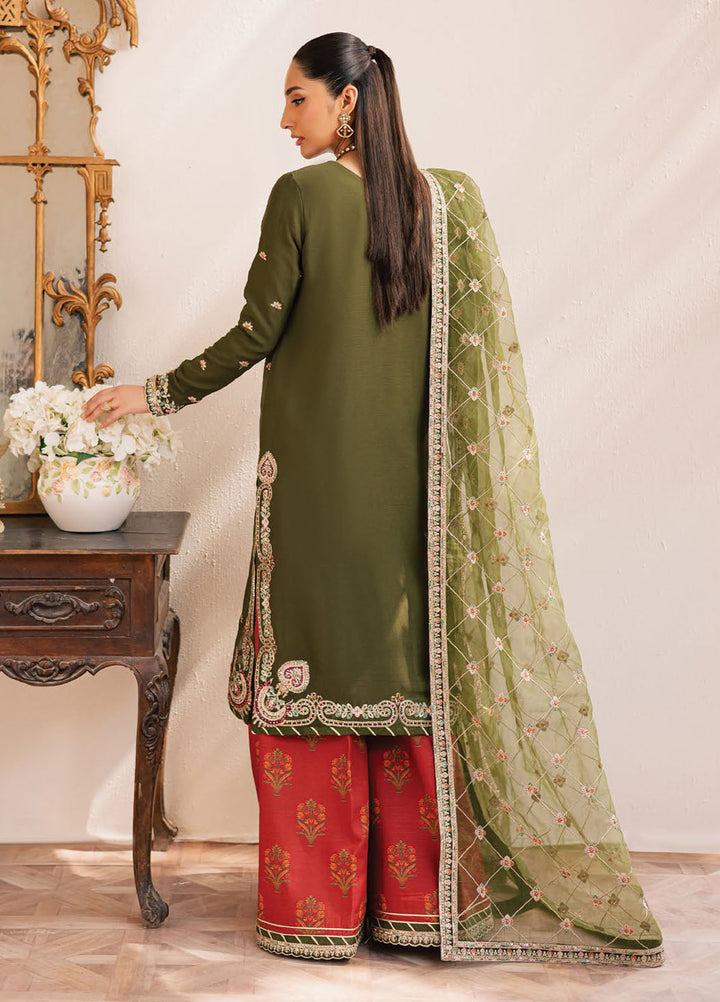 Suave by Emaan Adeel Embroidered Chiffon Suits Unstitched 3 Piece EA25LF Oraya - Formals Collection