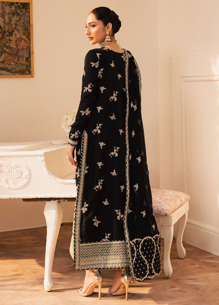 Suave by Emaan Adeel Embroidered Chiffon Suits Unstitched 3 Piece EA25LF Svara - Formals Collection