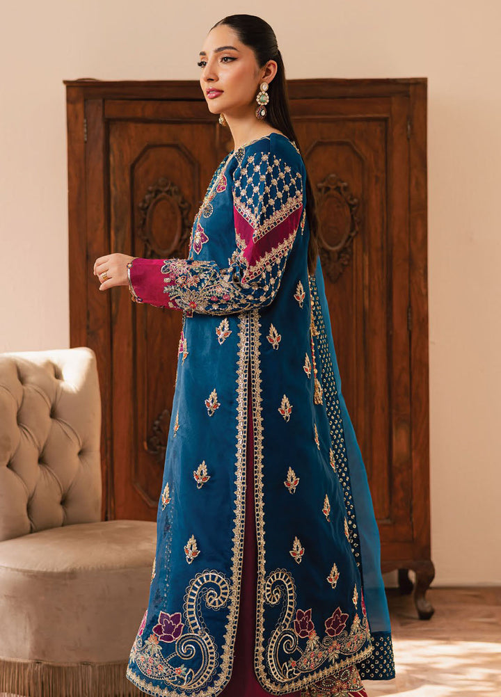 Suave by Emaan Adeel Embroidered Organza Suits Unstitched 3 Piece EA25LF Avoir - Formals Collection