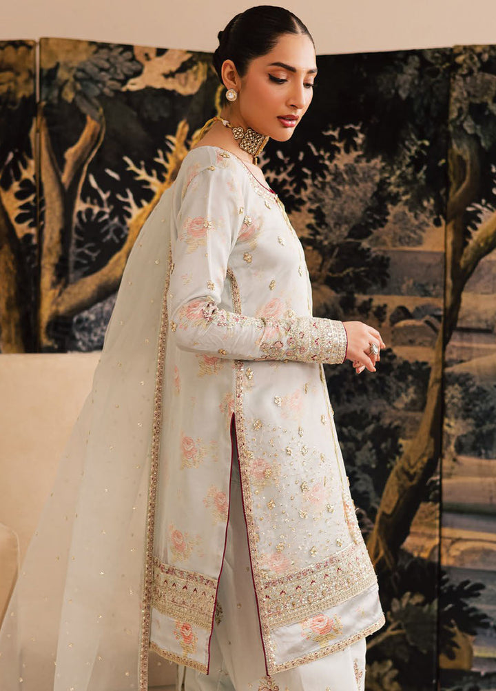 Suave by Emaan Adeel Embroidered Organza Suits Unstitched 3 Piece EA25LF Elain - Formals Collection