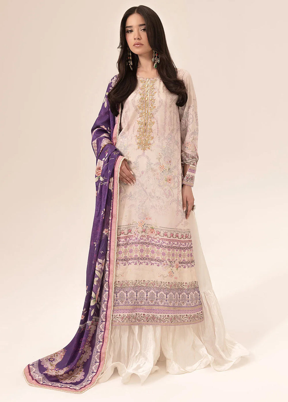 Suay by Sahane Handwork Silk Suits Unstitched 3 Piece SNE25S CT-15003 Kaia - Silk Collection
