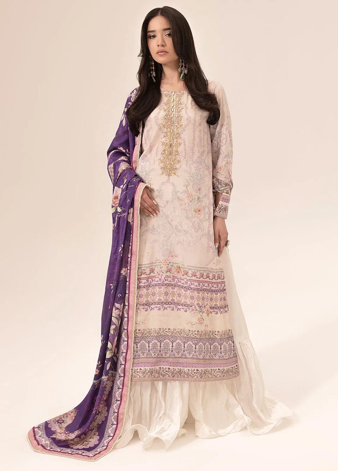 Suay by Sahane Handwork Silk Suits Unstitched 3 Piece SNE25S CT-15003 Kaia - Silk Collection