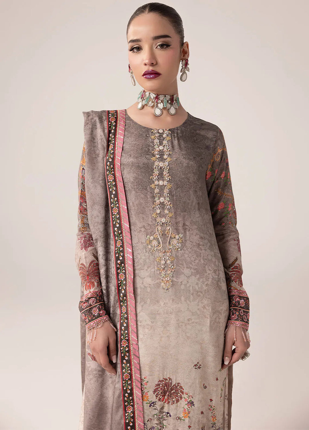 Suay by Sahane Handwork Silk Suits Unstitched 3 Piece SNE25S CT-15008 Clara - Silk Collection