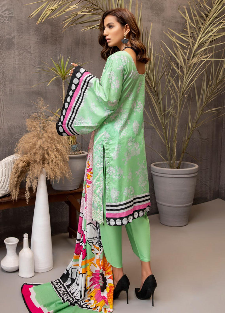 Subhhata Masakali by ZS Textiles Embroidered Lawn Suits Unstitched 3 Piece ZS21SM-2 D-04 - Summer Collection