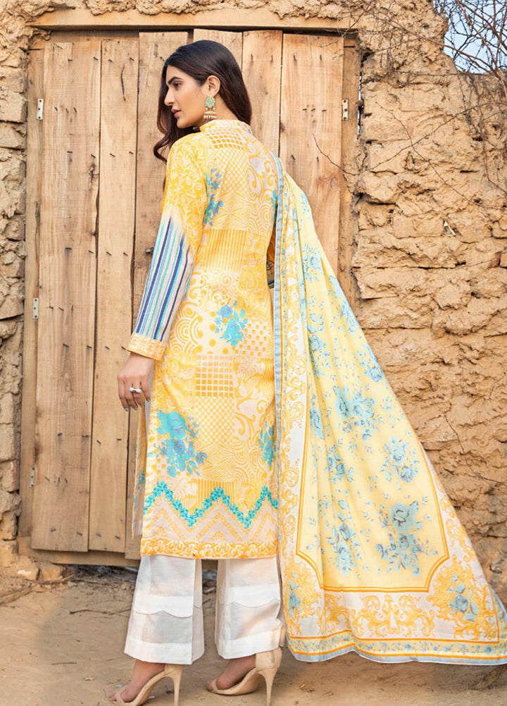Subhhata Masakali by ZS Textiles Embroidered Lawn Suits Unstitched 3 Piece ZS21SM ZS-02 - Summer Collection
