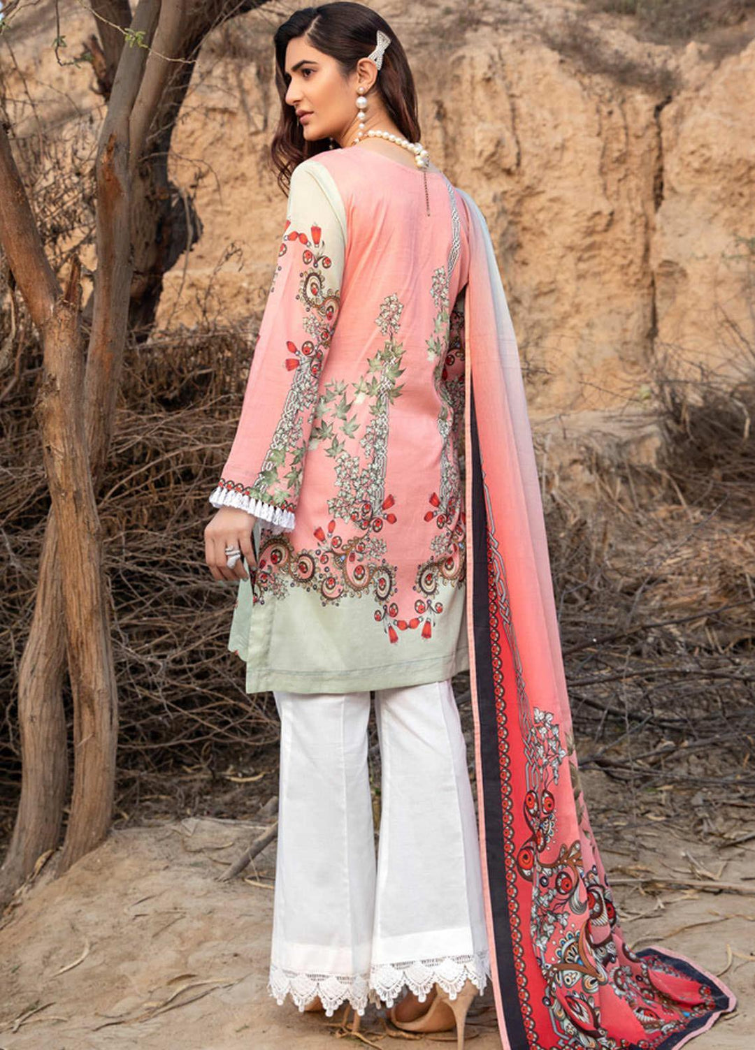 Subhhata Masakali by ZS Textiles Embroidered Lawn Suits Unstitched 3 Piece ZS21SM ZS-04 - Summer Collection