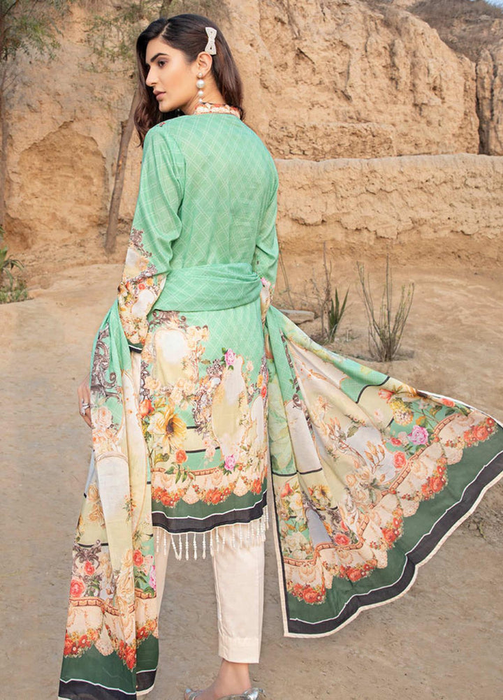 Subhhata Masakali by ZS Textiles Embroidered Lawn Suits Unstitched 3 Piece ZS21SM ZS-05 - Summer Collection