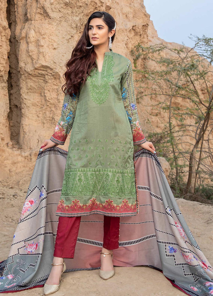 Subhhata Masakali by ZS Textiles Embroidered Lawn Suits Unstitched 3 Piece ZS21SM ZS-06 - Summer Collection