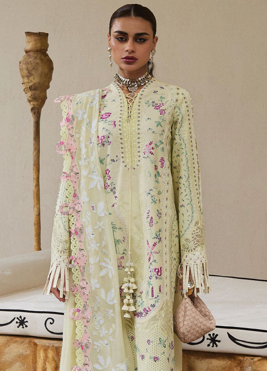Suffuse by Sana Yasir Embroidered Lawn Suits Unstitched 3 Piece SSY25EL Ferida - Summer Collection