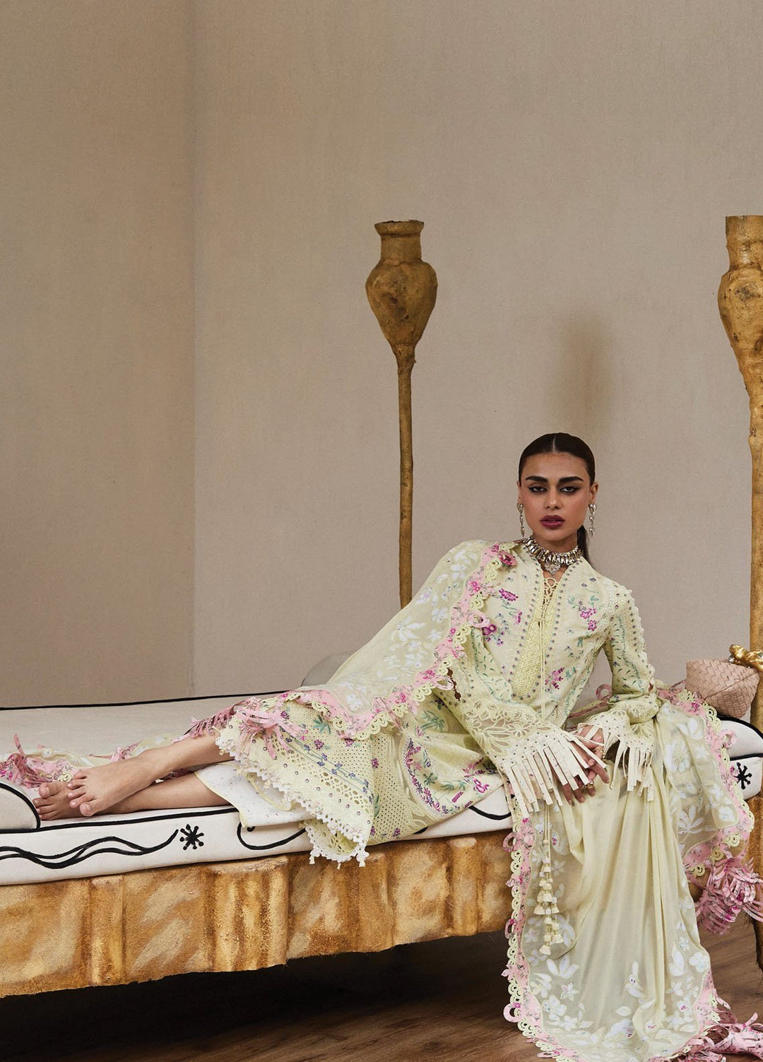 Suffuse by Sana Yasir Embroidered Lawn Suits Unstitched 3 Piece SSY25EL Ferida - Summer Collection