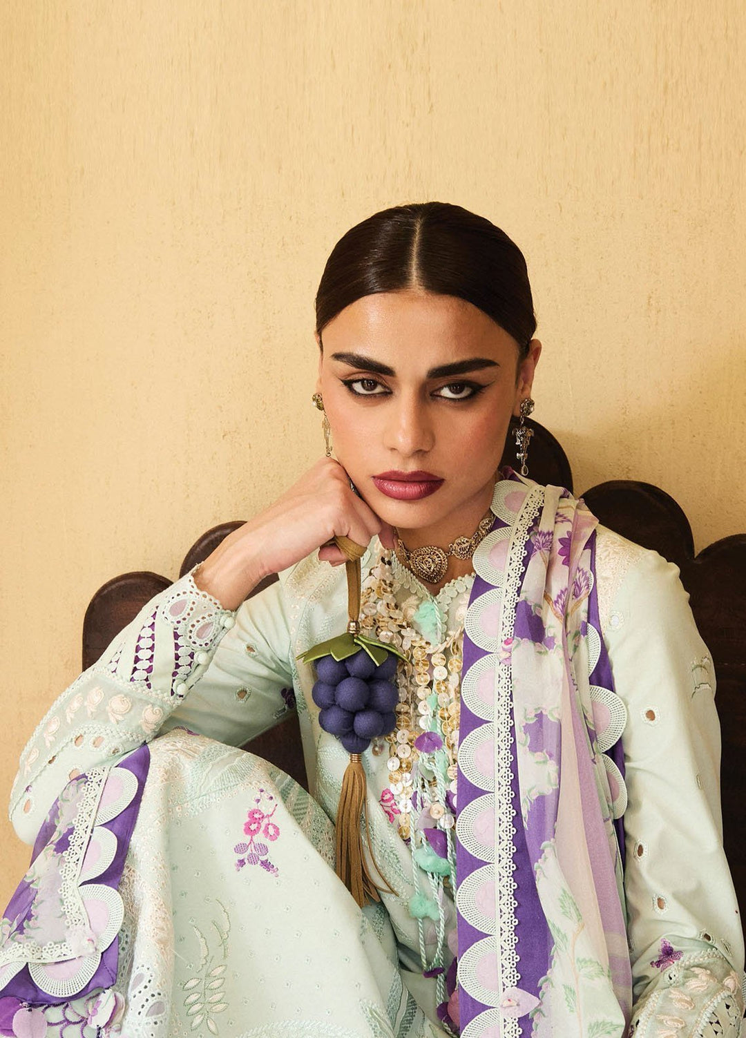 Suffuse by Sana Yasir Embroidered Lawn Suits Unstitched 3 Piece SSY25EL Lara - Summer Collection