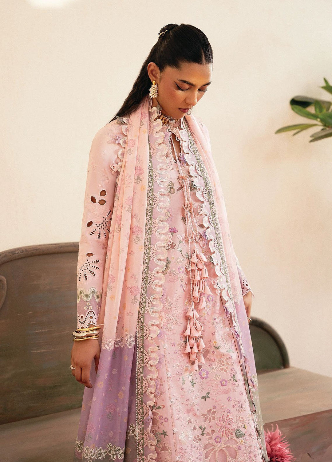Suffuse by Sana Yasir Embroidered Lawn Suits Unstitched 3 Piece SSY25EL Leena - Summer Collection