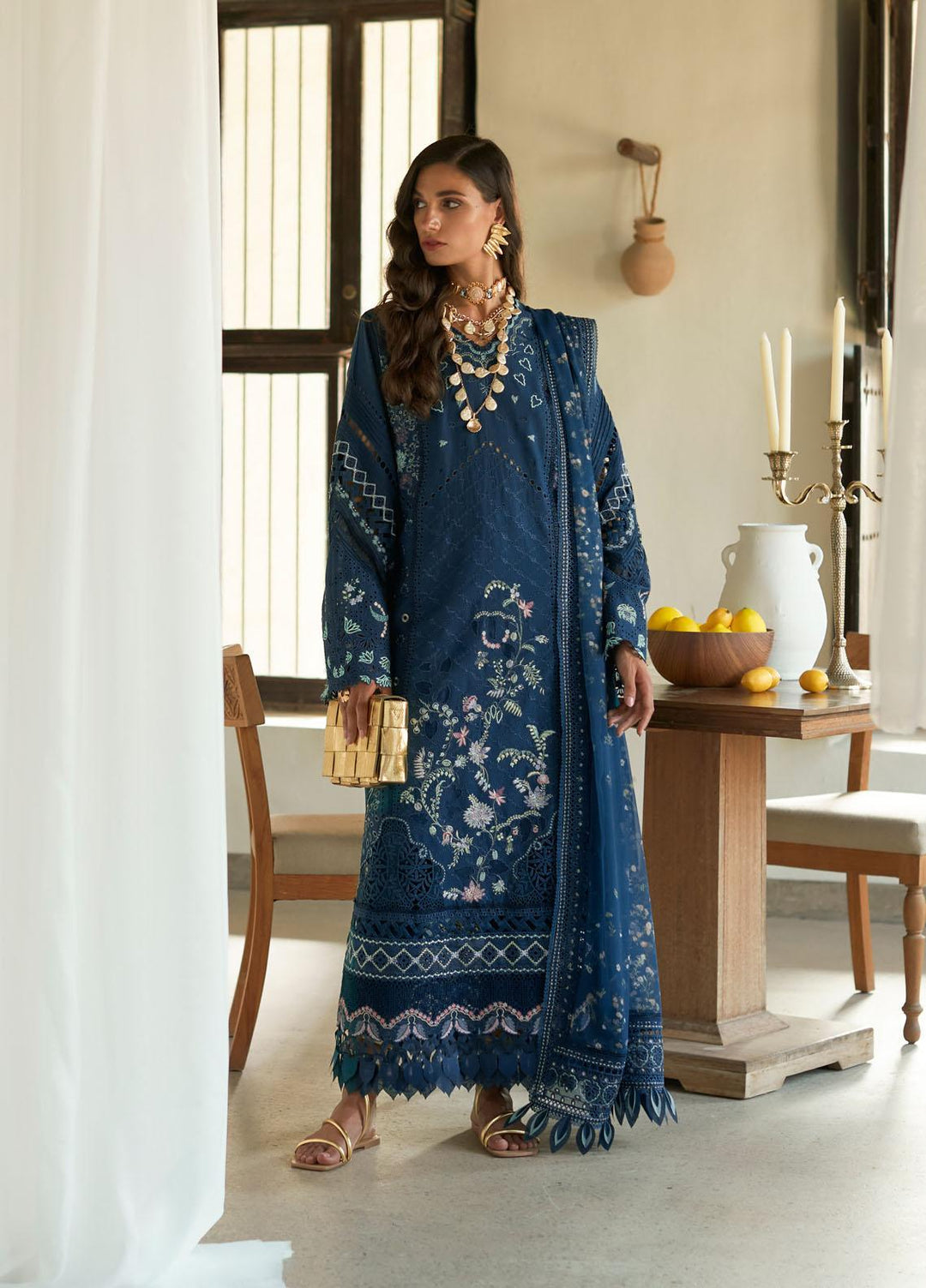Suffuse by Sana Yasir Embroidered Lawn Suits Unstitched 3 Piece SSY22F Amal - Festive Collection