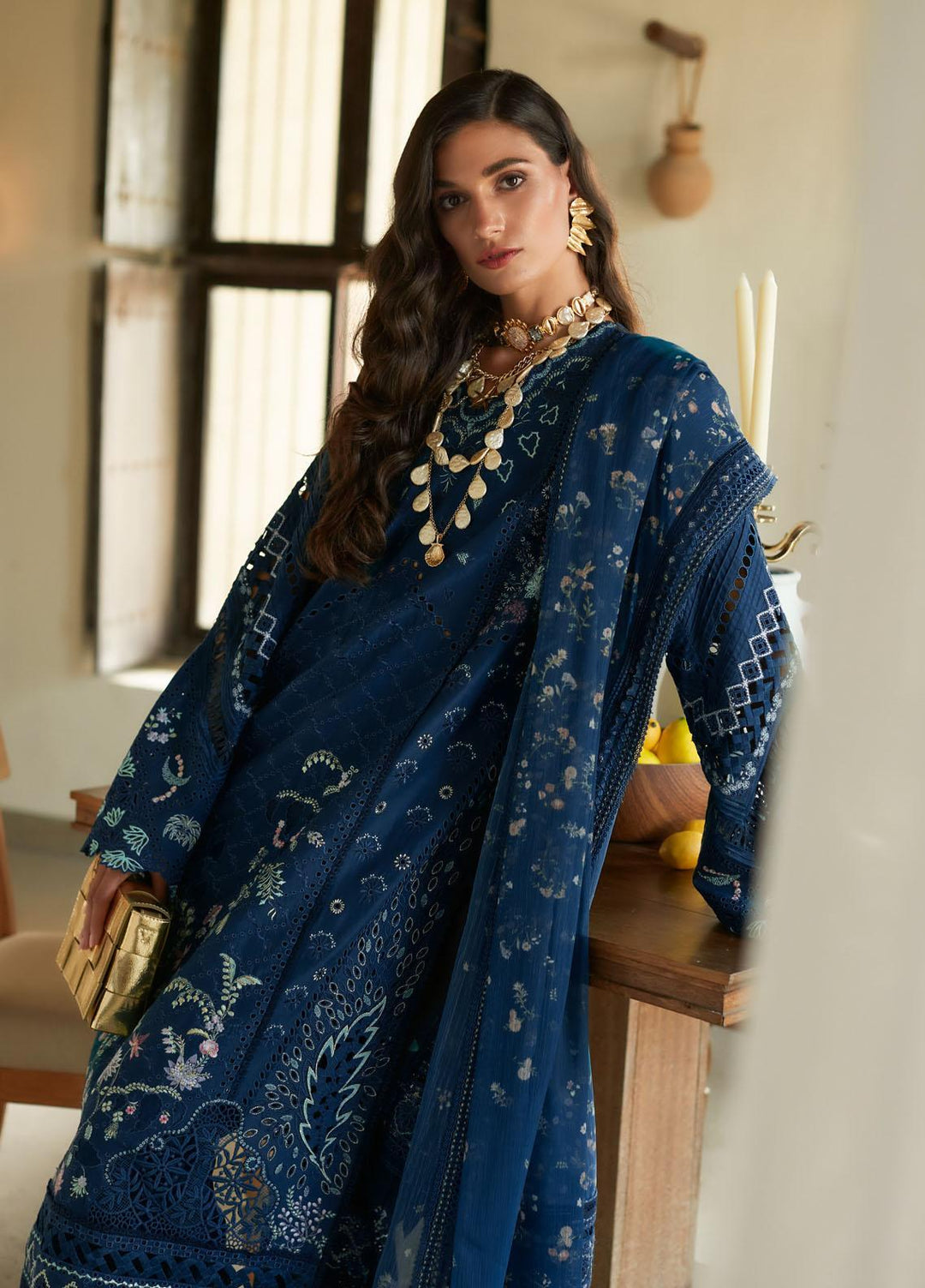 Suffuse by Sana Yasir Embroidered Lawn Suits Unstitched 3 Piece SSY22F Amal - Festive Collection