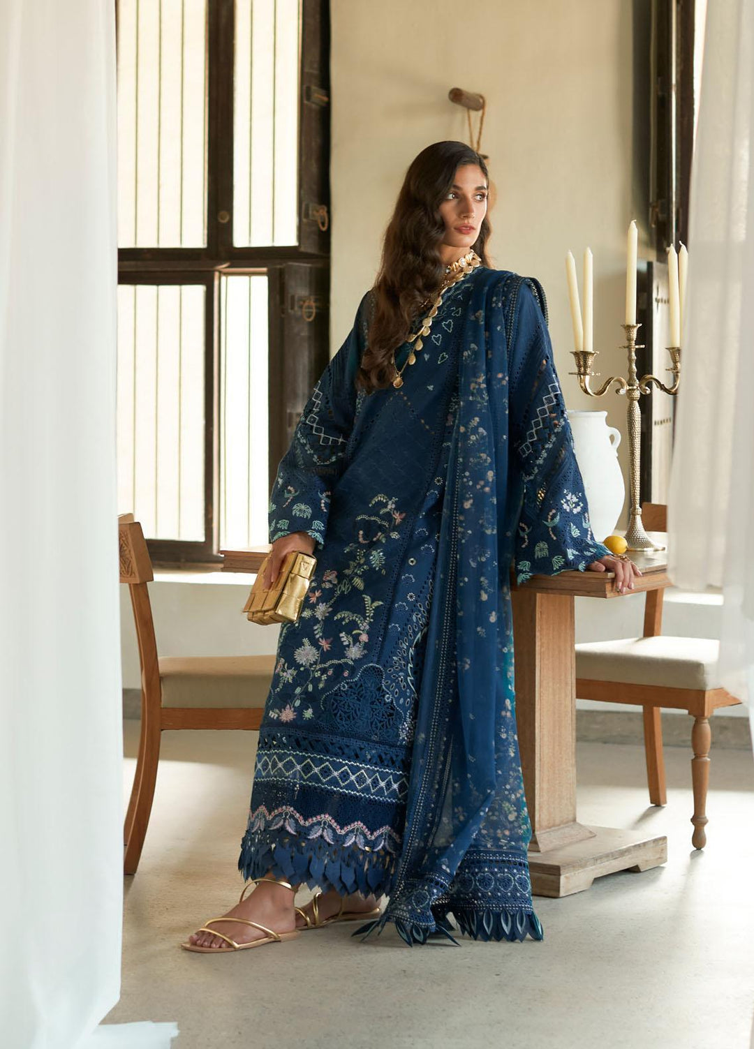 Suffuse by Sana Yasir Embroidered Lawn Suits Unstitched 3 Piece SSY22F Amal - Festive Collection
