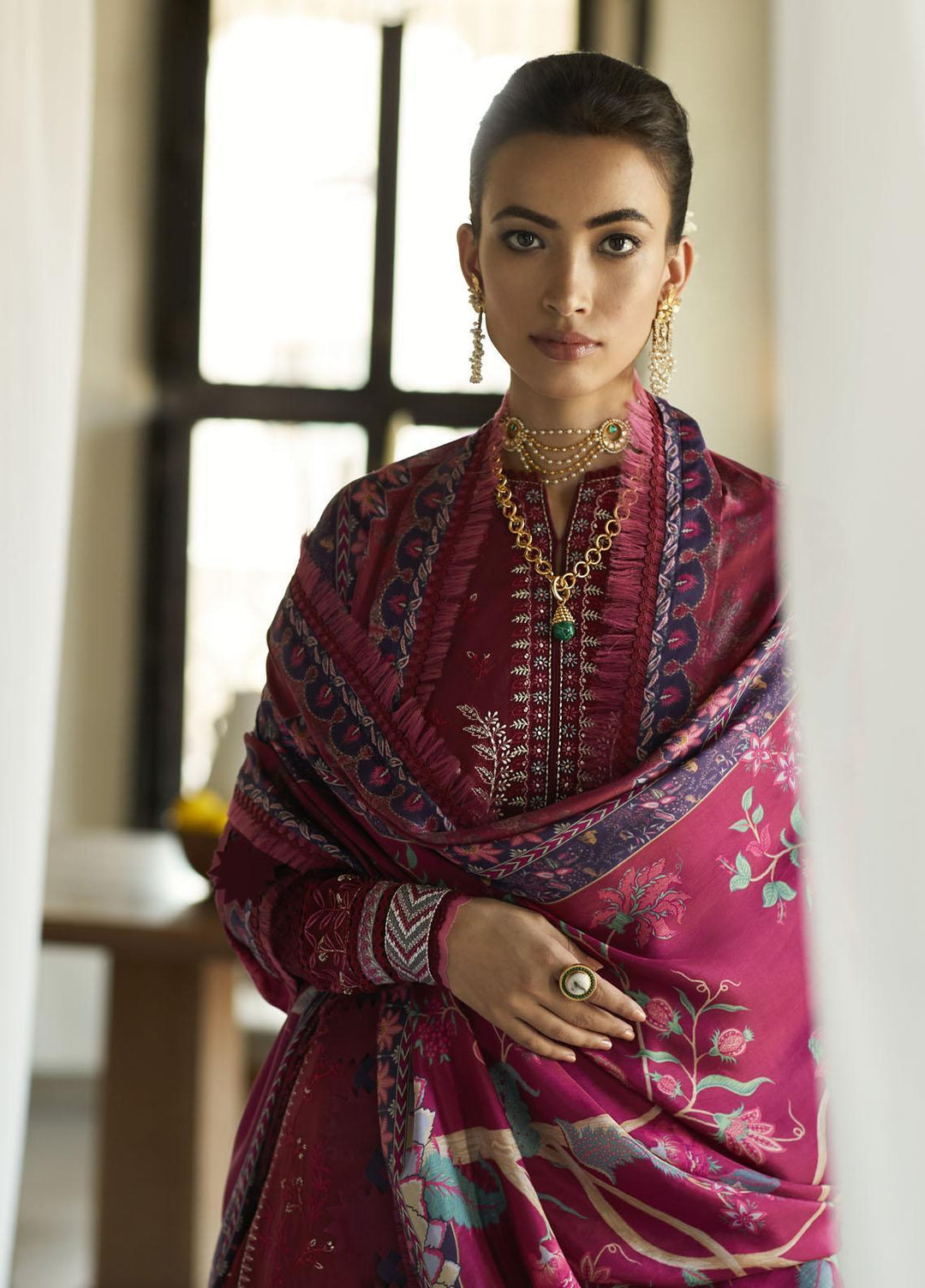 Suffuse by Sana Yasir Embroidered Lawn Suits Unstitched 3 Piece SSY22F Arzou - Festive Collection