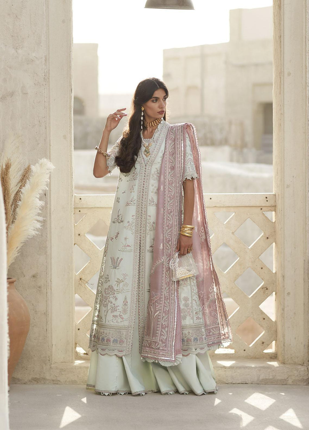 Suffuse by Sana Yasir Embroidered Lawn Suits Unstitched 3 Piece SSY22F Ayzel - Festive Collection