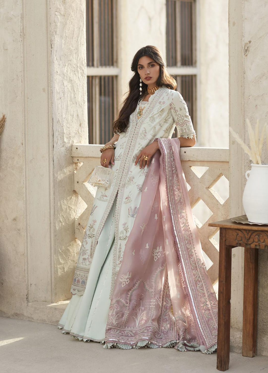 Suffuse by Sana Yasir Embroidered Lawn Suits Unstitched 3 Piece SSY22F Ayzel - Festive Collection