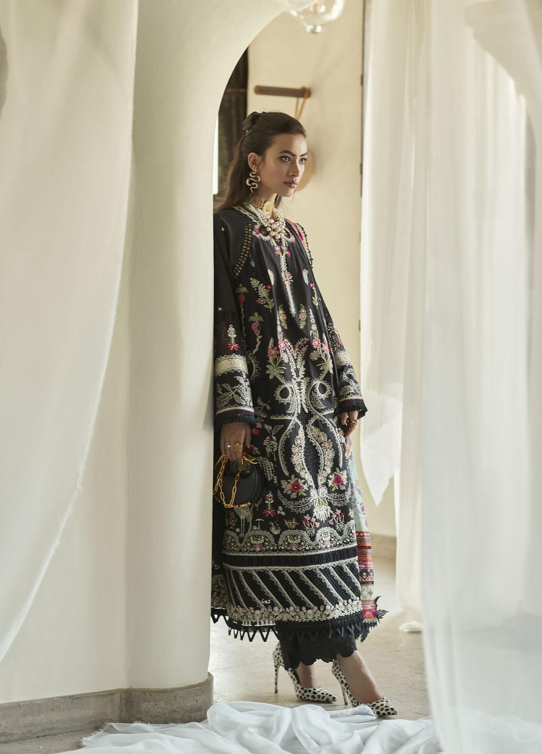 Suffuse by Sana Yasir Embroidered Lawn Suits Unstitched 3 Piece SSY22F Mahrosh - Festive Collection