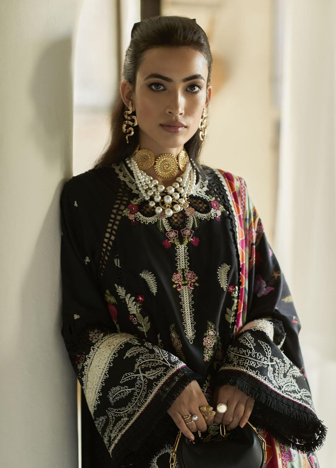 Suffuse by Sana Yasir Embroidered Lawn Suits Unstitched 3 Piece SSY22F Mahrosh - Festive Collection