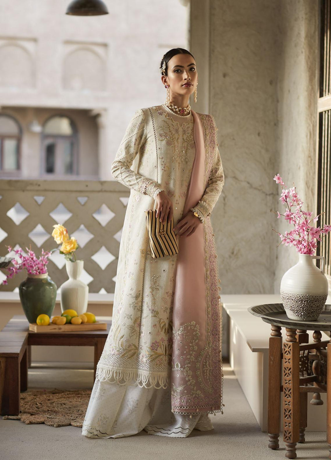 Suffuse by Sana Yasir Embroidered Lawn Suits Unstitched 3 Piece SSY22F Mira - Festive Collection