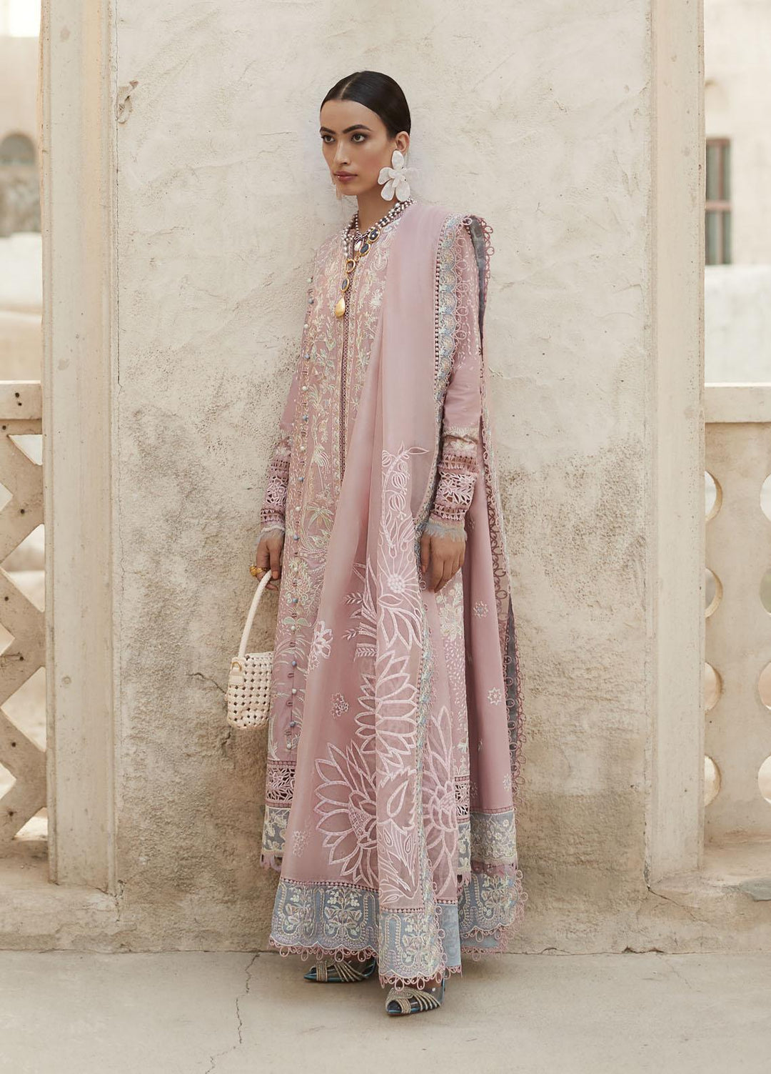 Suffuse by Sana Yasir Embroidered Lawn Suits Unstitched 3 Piece SSY22F Rahma - Festive Collection