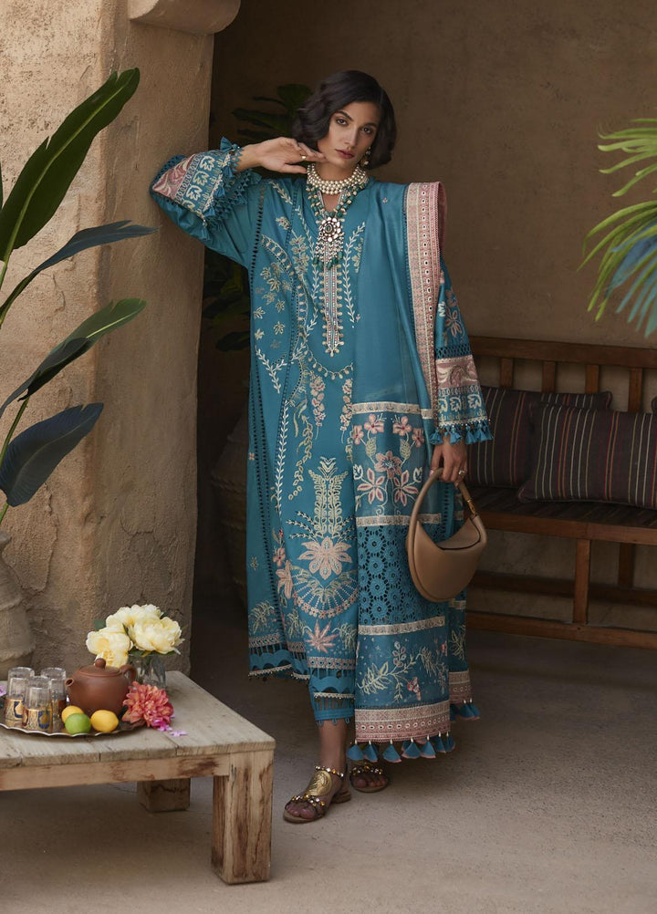 Suffuse by Sana Yasir Embroidered Lawn Suits Unstitched 3 Piece SSY22F Zohra - Festive Collection