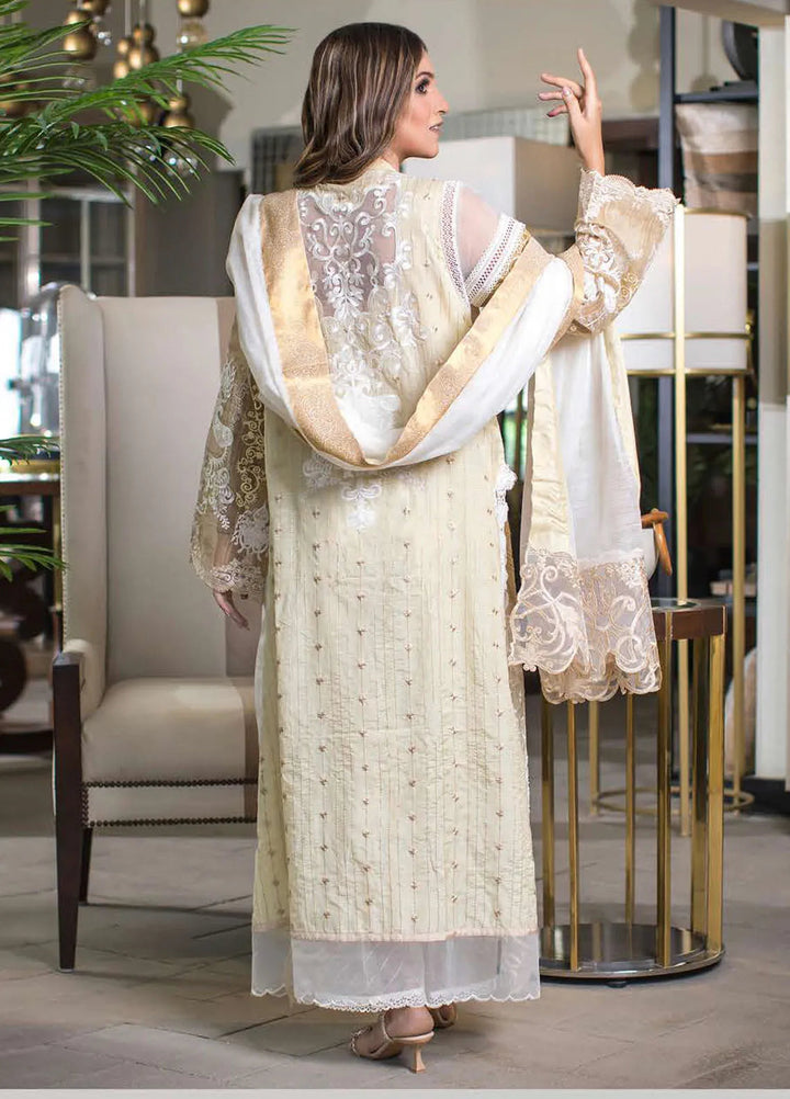 SUH by Zunuj Embroidered Khaddi Silk Suits Unstitched 3 Piece ZJ24SUH SUH01 - Luxury Collection