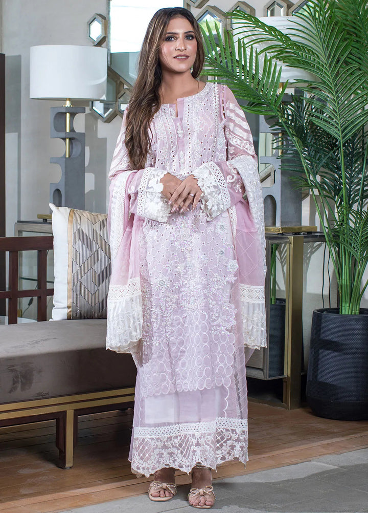 SUH by Zunuj Embroidered Khaddi Silk Suits Unstitched 3 Piece ZJ24SUH SUH02 - Luxury Collection