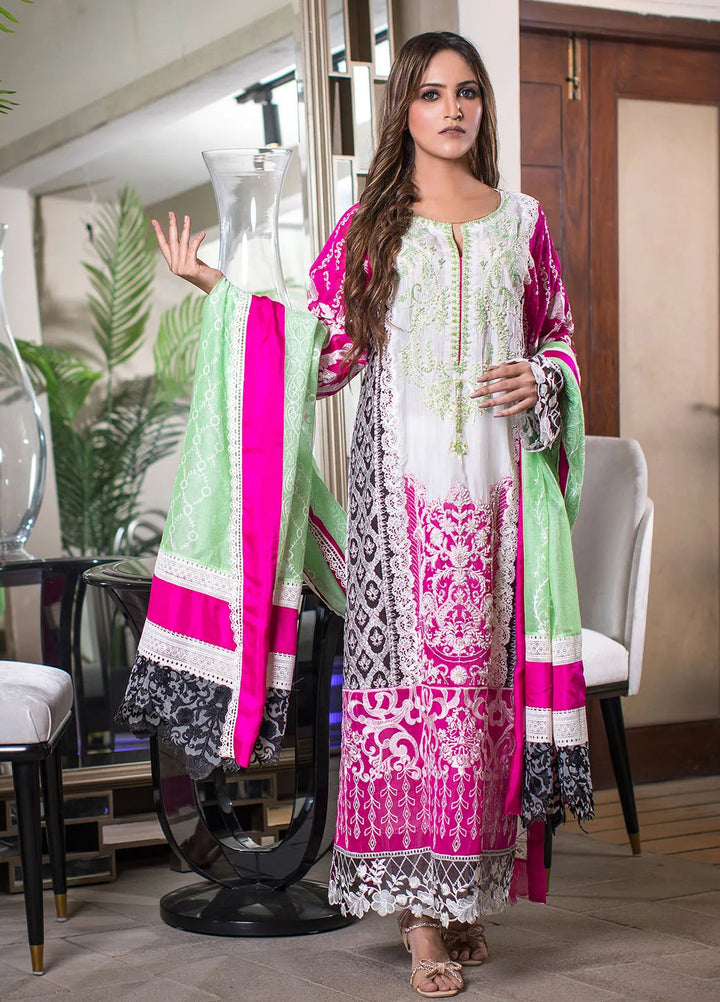 SUH by Zunuj Embroidered Khaddi Silk Suits Unstitched 3 Piece ZJ24SUH SUH04 - Luxury Collection