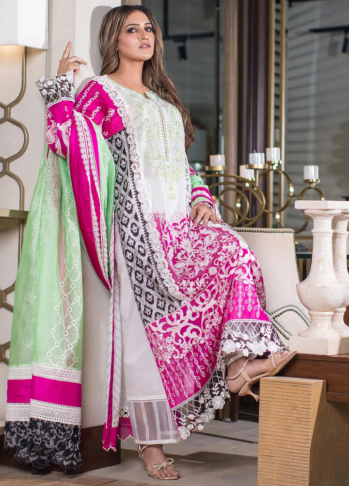 SUH by Zunuj Embroidered Khaddi Silk Suits Unstitched 3 Piece ZJ24SUH SUH04 - Luxury Collection