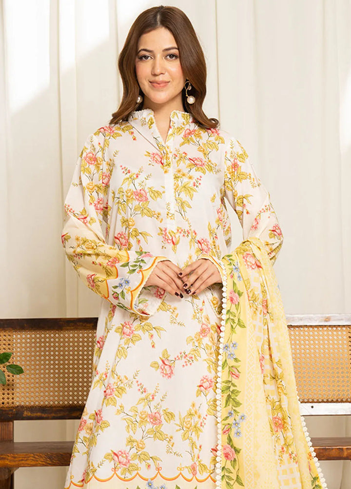 Sule by Coco Zara Shahjahan Printed Lawn Unstitched Suits 3 Piece CZS25SL D-02 - Summer Collection