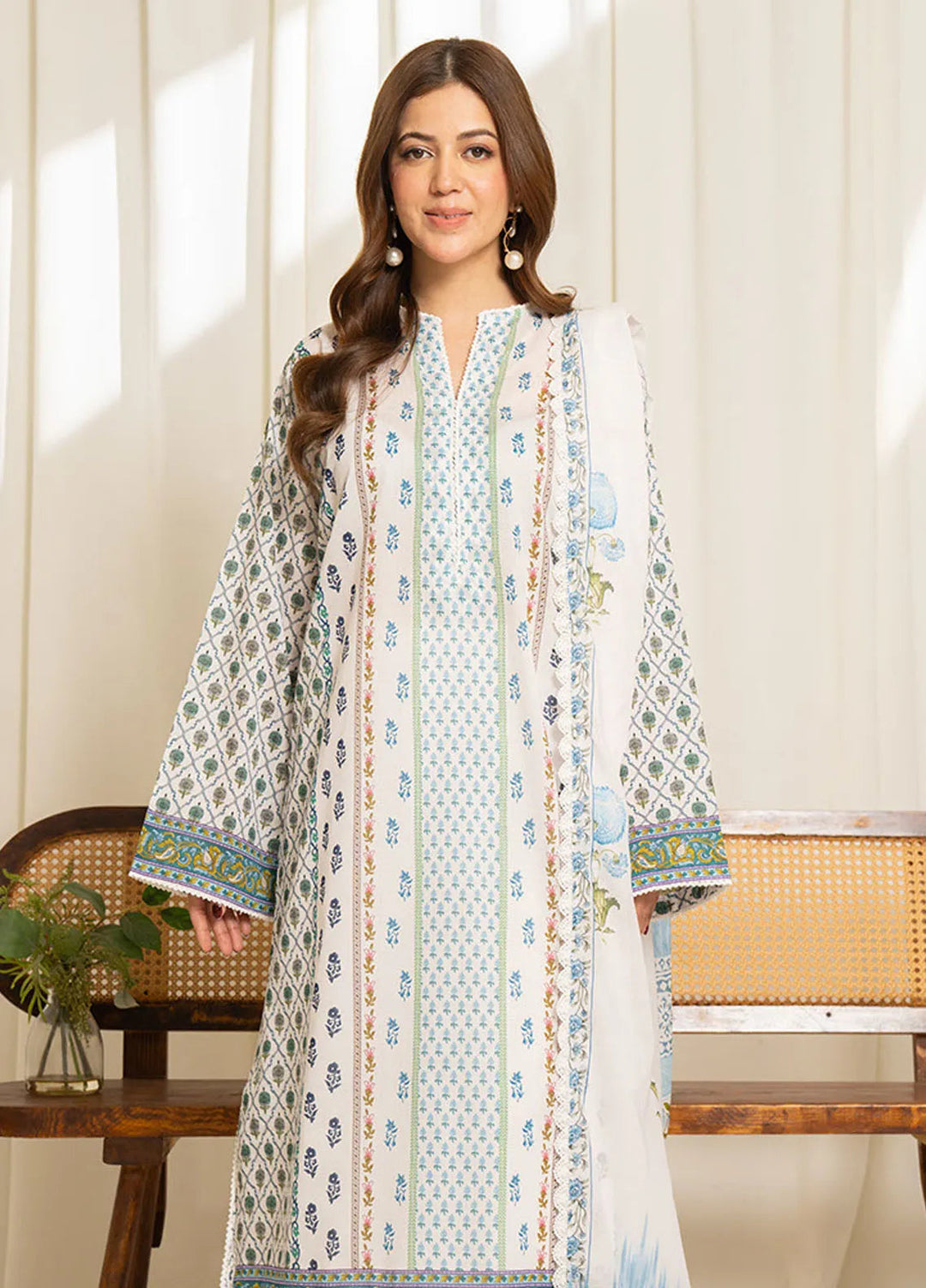 Sule by Coco Zara Shahjahan Printed Lawn Unstitched Suits 3 Piece CZS25SL D-03 - Summer Collection