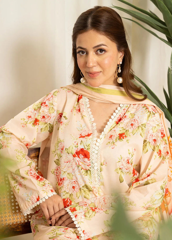 Sule by Coco Zara Shahjahan Printed Lawn Unstitched Suits 3 Piece CZS25SL D-04 - Summer Collection