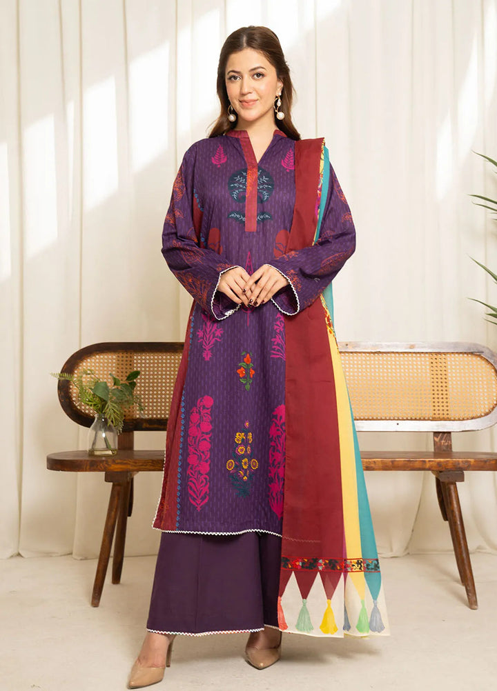 Sule by Coco Zara Shahjahan Printed Lawn Unstitched Suits 3 Piece CZS25SL D-05 - Summer Collection