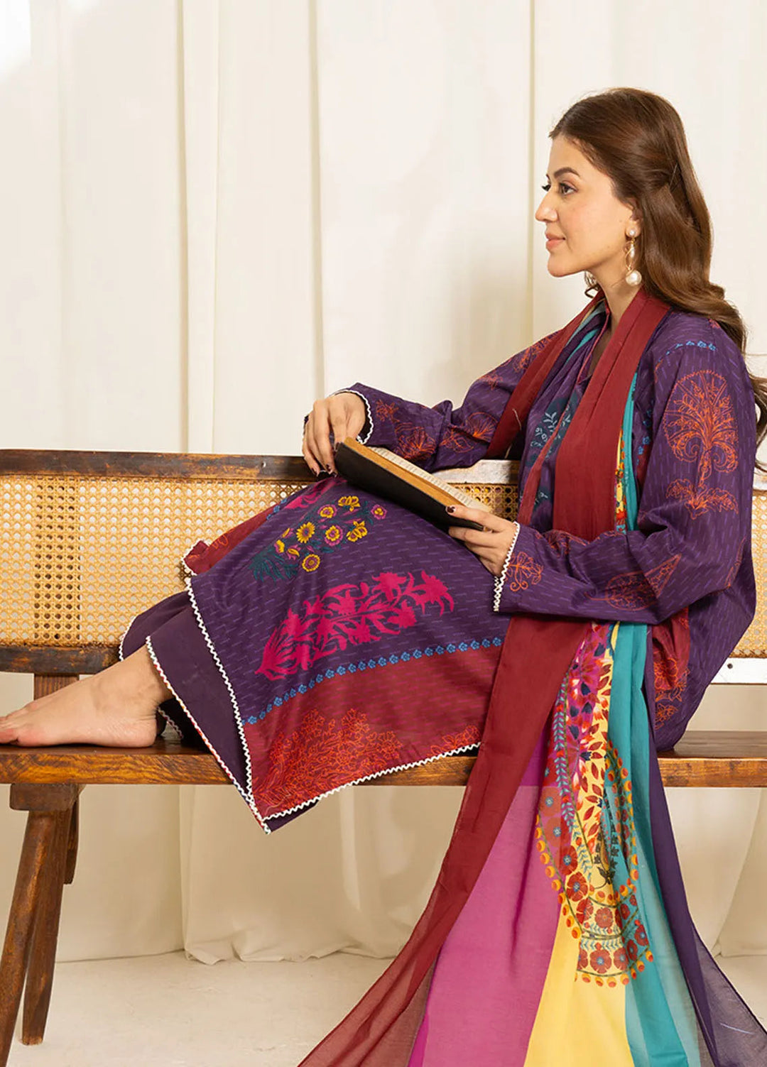 Sule by Coco Zara Shahjahan Printed Lawn Unstitched Suits 3 Piece CZS25SL D-05 - Summer Collection