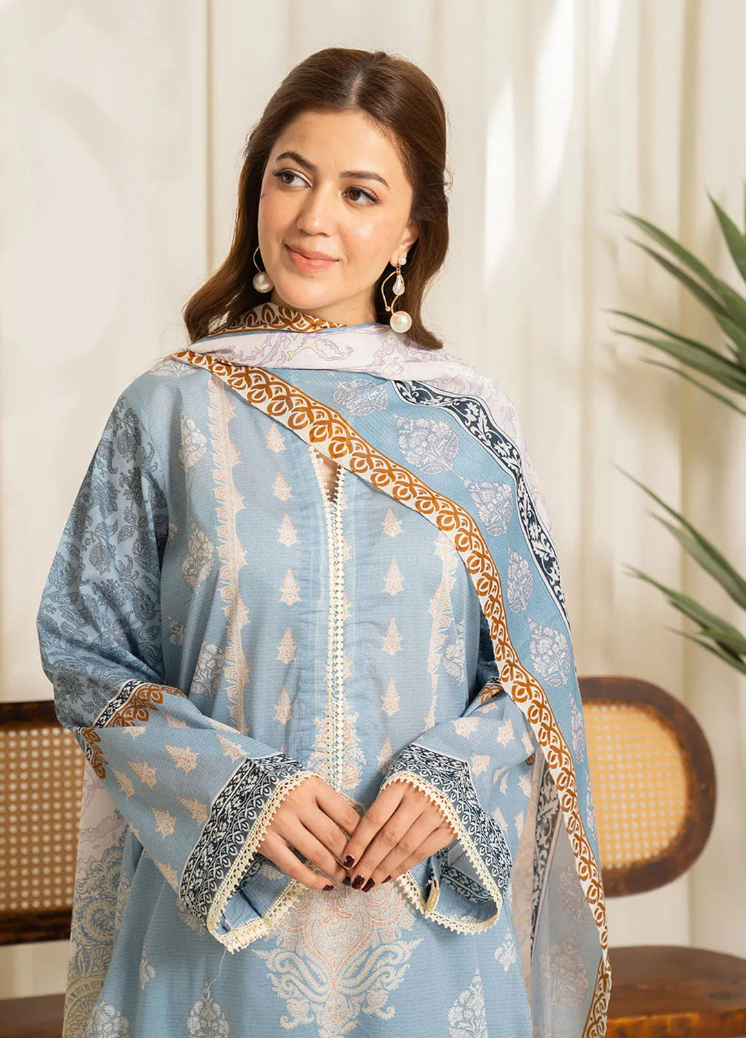 Sule by Coco Zara Shahjahan Printed Lawn Unstitched Suits 3 Piece CZS25SL D-06 - Summer Collection